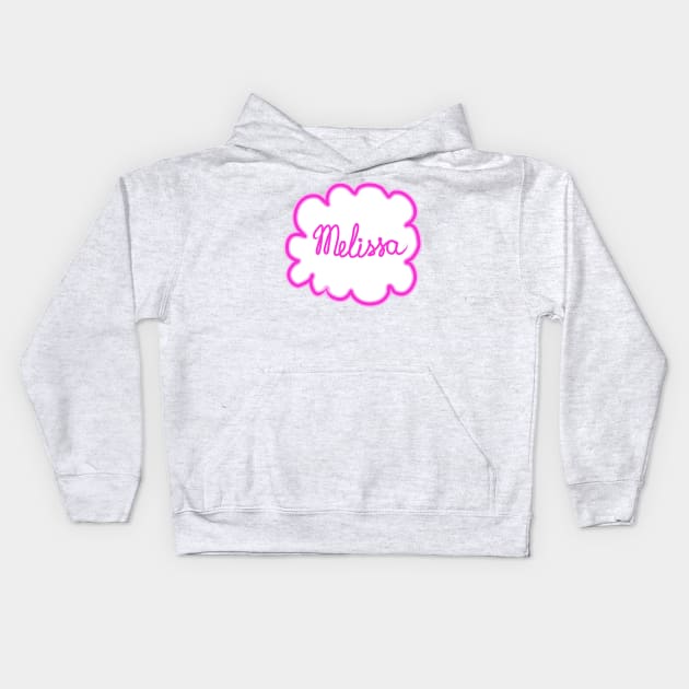 Melissa. Female name. Kids Hoodie by grafinya